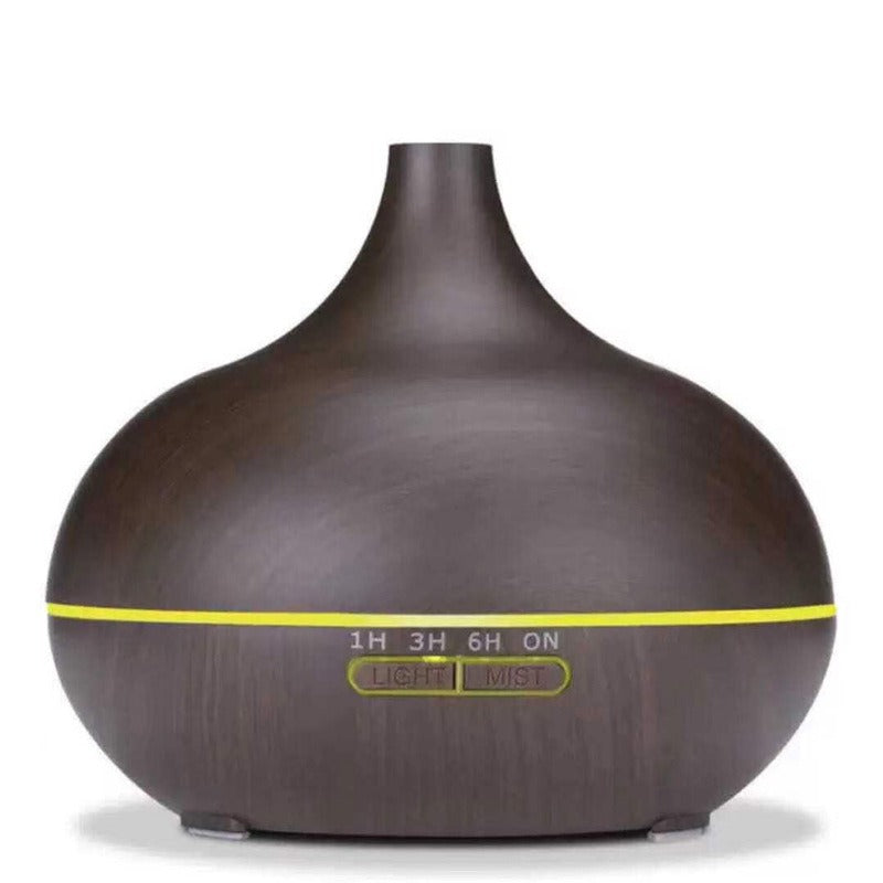 Aromatherapy machine, heavy fog, household small silent bedroom, office, hotel wood grain essential oil humidifier desktop