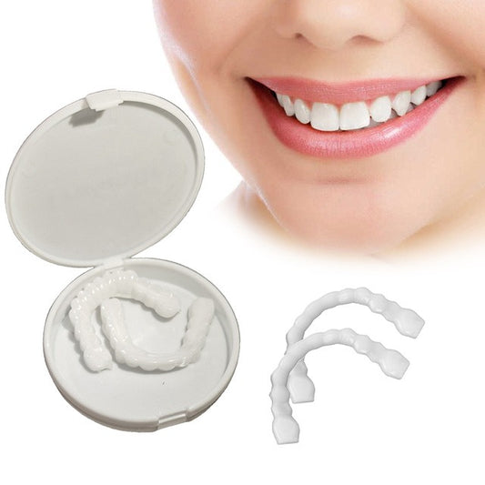 Simulation braces smile whitening sixth generation non-porous teeth set dentures