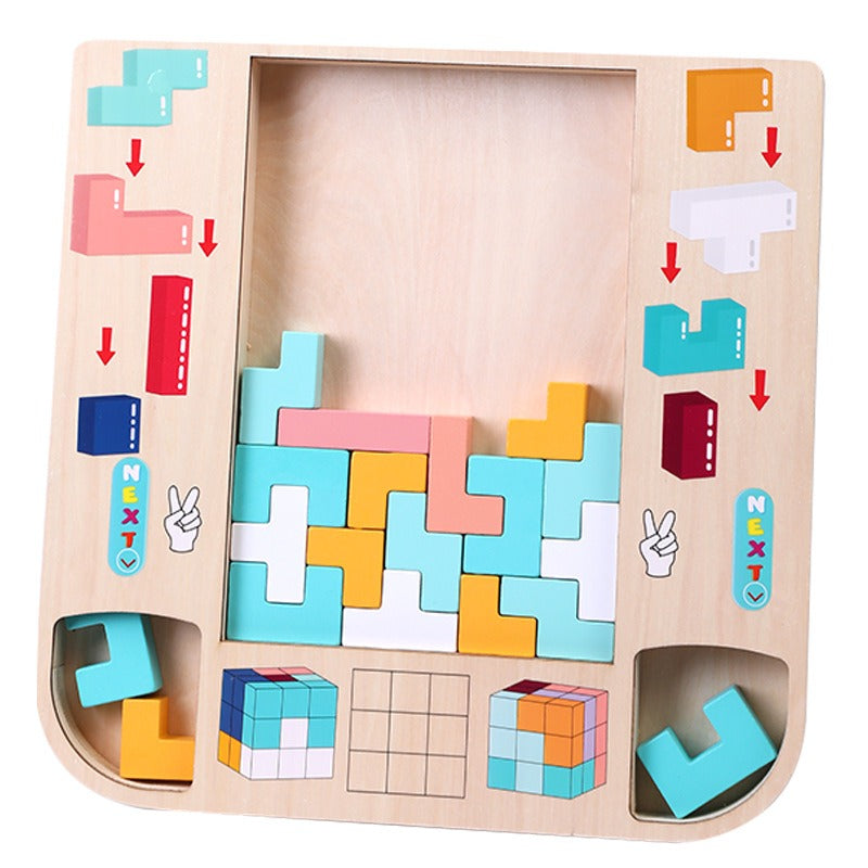 Magische Kubus 2 In 1 Puzzelbord Buzzle Kids Inteligence Multi Educatief Sensorisch Speelgoed Autistisch