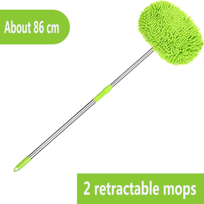 Upgrade Three section telescopic car washing mop Super absorbent Car Cleaning Car brushes Mop Window Wash Tool Dust Wax Mop Soft