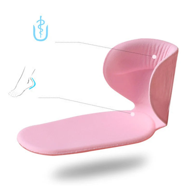 1Pair Orthopedic Insoles Soft Gel Insoles Foot Care Tool Cushion Insoles Pads High Heel Protect Anti Slip Inserts Shoe