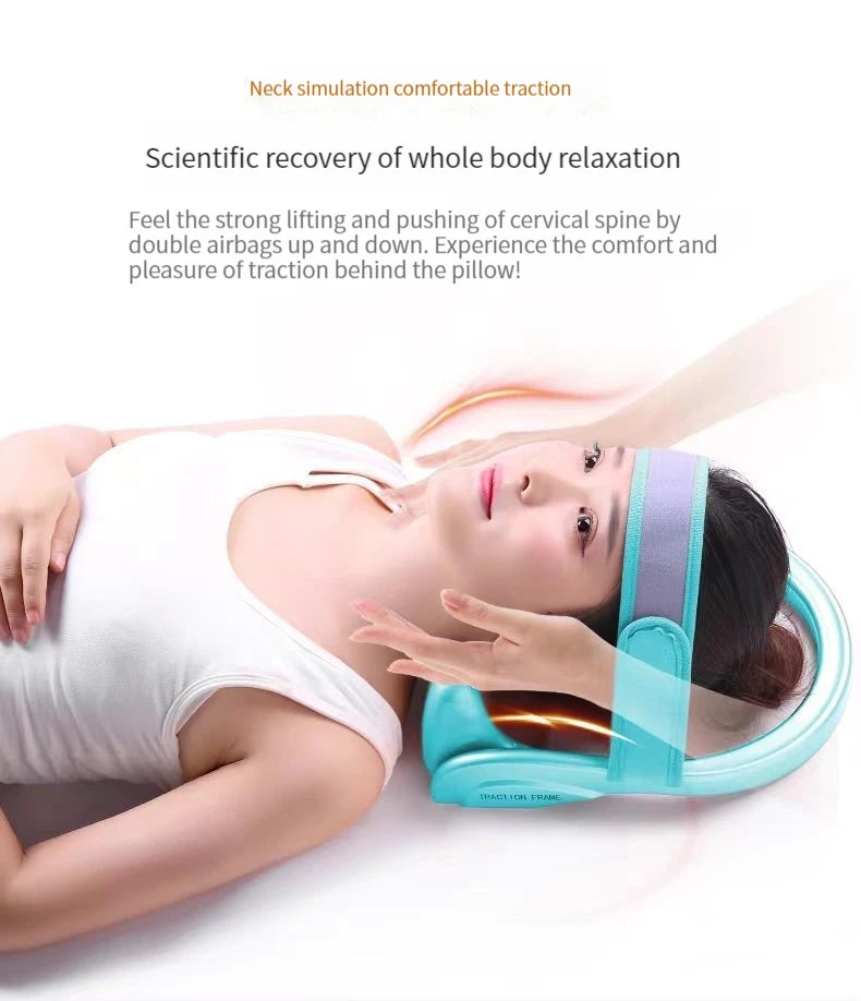 Manual cervical spine correction device, household massage pillow, neck head sleep device, cervical spine treasure