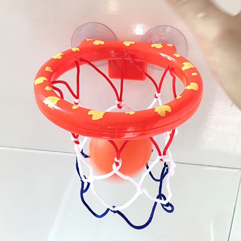 Bathroom Toddler Water Toys Bathtub Shooting Basketball Hoop with 3 Balls Baby Bath Toy Kids Outdoor Play Set