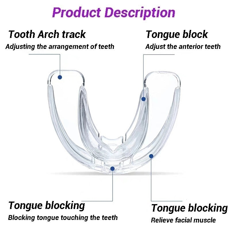 3 Stages Dental Orthodontic Braces Appliance Braces Alignment Trainer Teeth Retainer Bruxism Mouth Guard Teeth Straightener