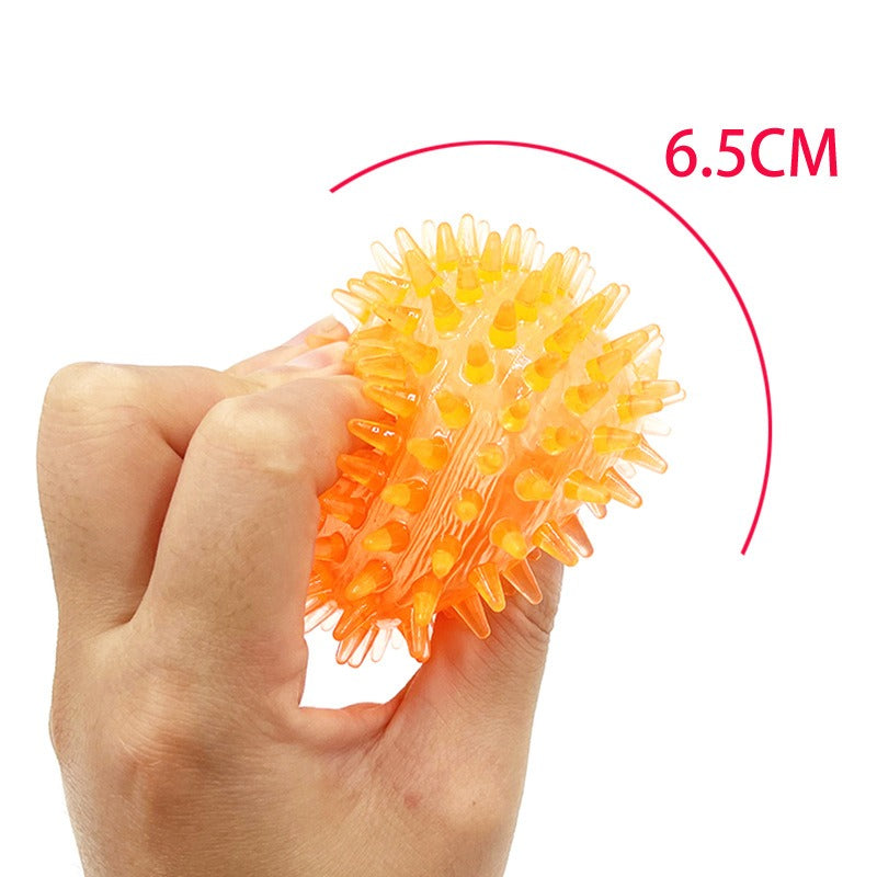 Dog voice toy prick ball small dog pet TPR grinding toy ball