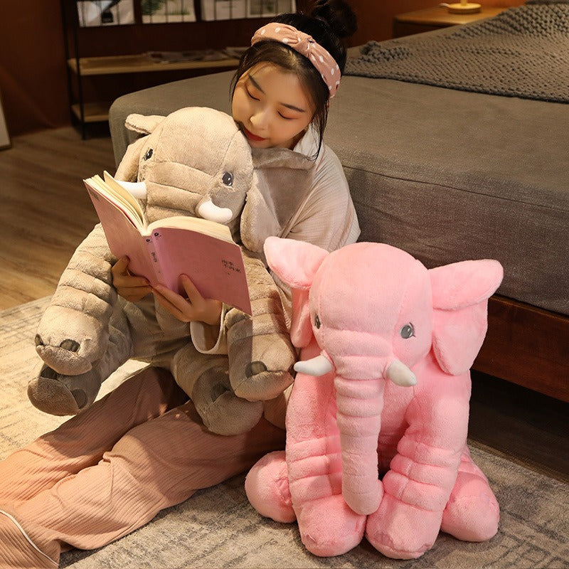 Popular Elephant Doll WeChat Same Plush Toy Comfort Pillow for Sleeping Dolls Baby Sleeping Pillow