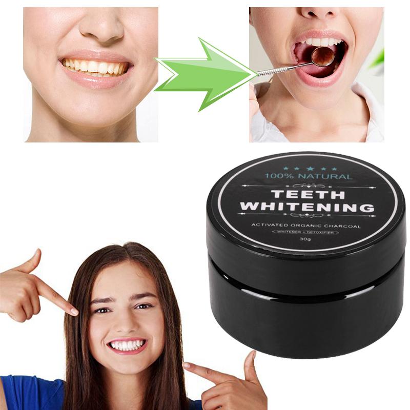 30g Teeth Whitening Scaling Powder Oral Hygiene Cleaning Packing Premium Activated Bamboo Charcoal Powder