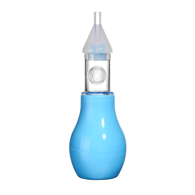 Infant silicone nasal aspirator pump type neonatal cold nasal mucus cleaner antibackflow baby nasal aspirator safe and non-toxic