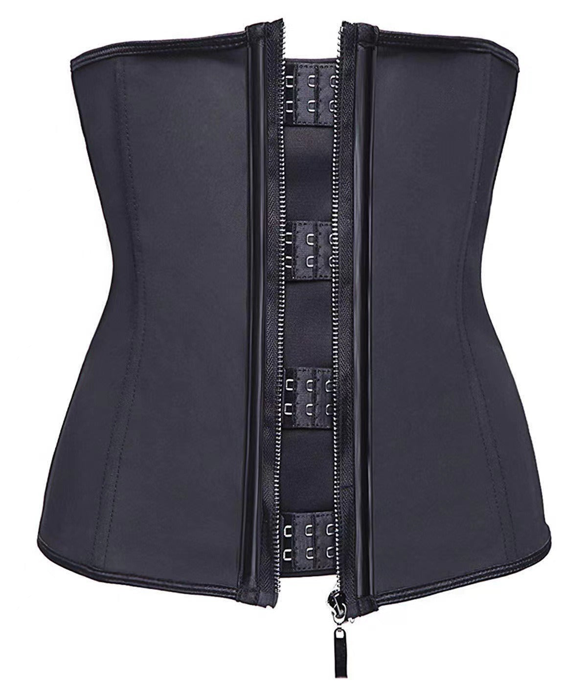 Waist belt, waist tightening, and body shaping clothing, buttoned waist closure, waist tightening, and waist training