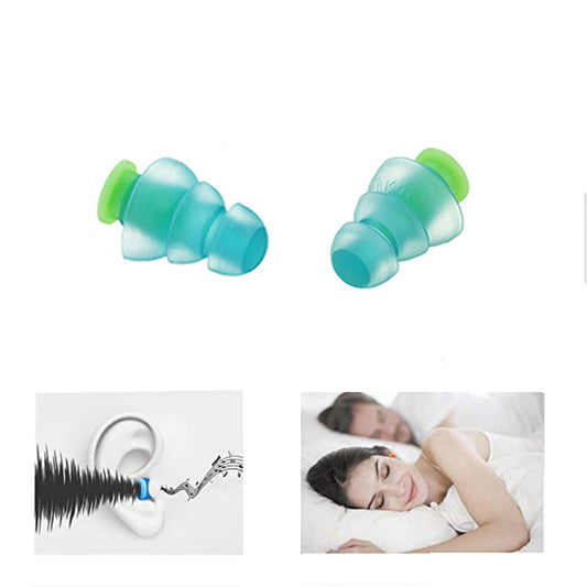 1 Pair Ear Plugs for Sleeping Silicone Noise Reduction Earplug Motorcycles Concerts DJ Reusable Music Filter Anti Noise Ear Plug