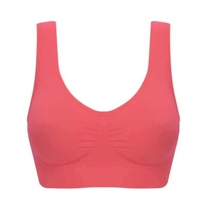 Sports bra, tank top, women's non steel ring adjustable underwear