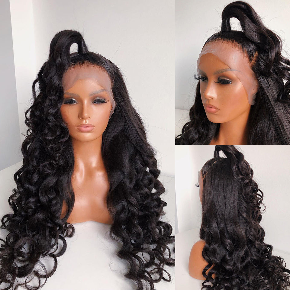 Body Wave Lace Front Wig Human Hair Wigs for Black Women Pre Plucked with Baby Hair Wigs with Frontal