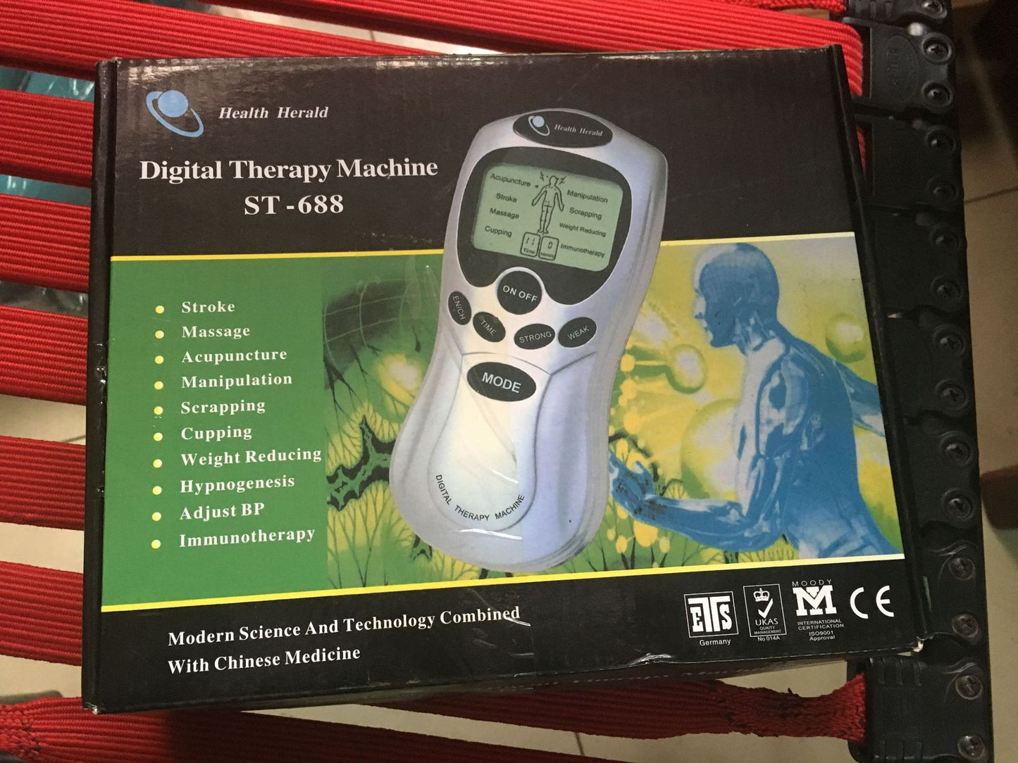 LCD Full Body Massager Tens Unit Acupuncture Electronic Digital Therapy Machine shoulder massager