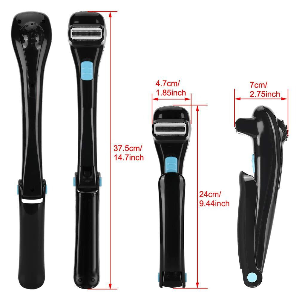 Back shaver handle foldable shaver Men's back shaver Retractable shaver