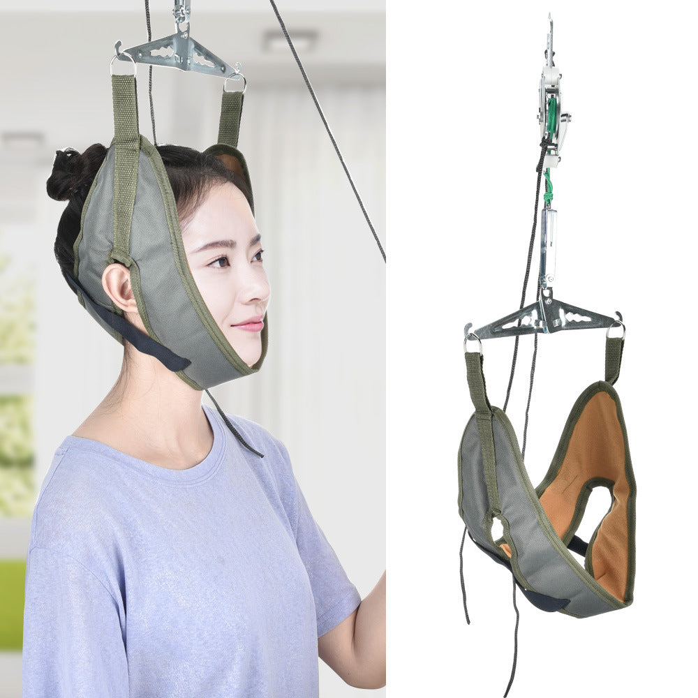 HailiCare Cervical Traction Frame Portable Hook Neck Correction Frame Neck Stretcher