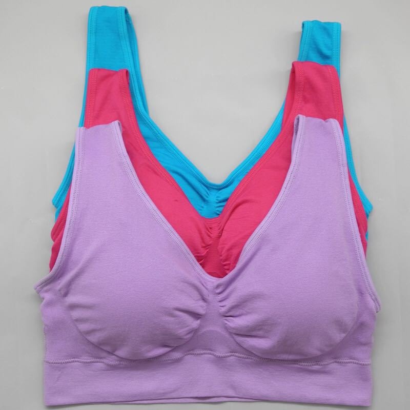 Sports bra, tank top, women's non steel ring adjustable underwear