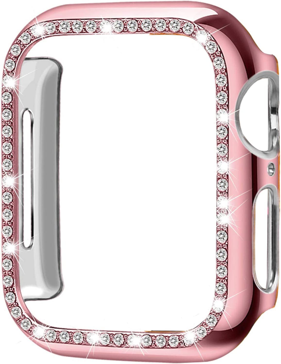 Suitable for iwatch8 Apple Watch Case Protection Case PC Single Row Diamond Hollow Case 41MM45MM