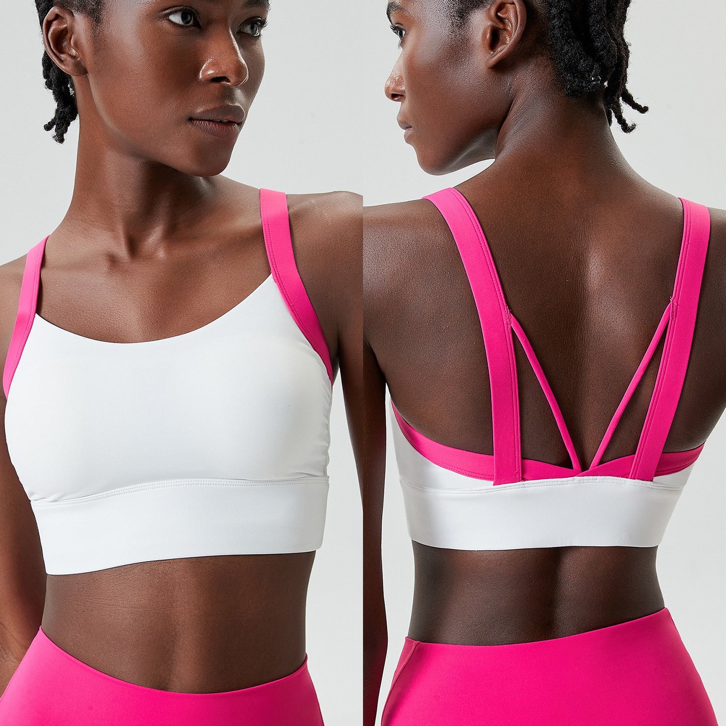 Sports bra, women's back, fitness vest, yoga bra