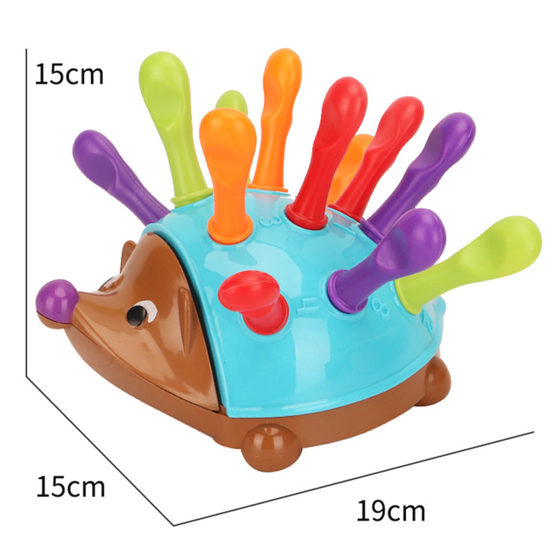 Baby Children Puzzle Hedgehog Pairing Smart Egg Toys Montessori Early Education Fine Motor Thinking Training Hand-Eye Coordination