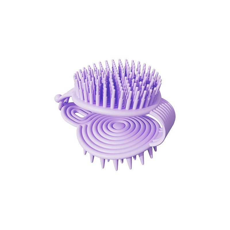 Soft adhesive double-sided hair brush massager for adults and children hair brush for gods bathroom shower brush head massage