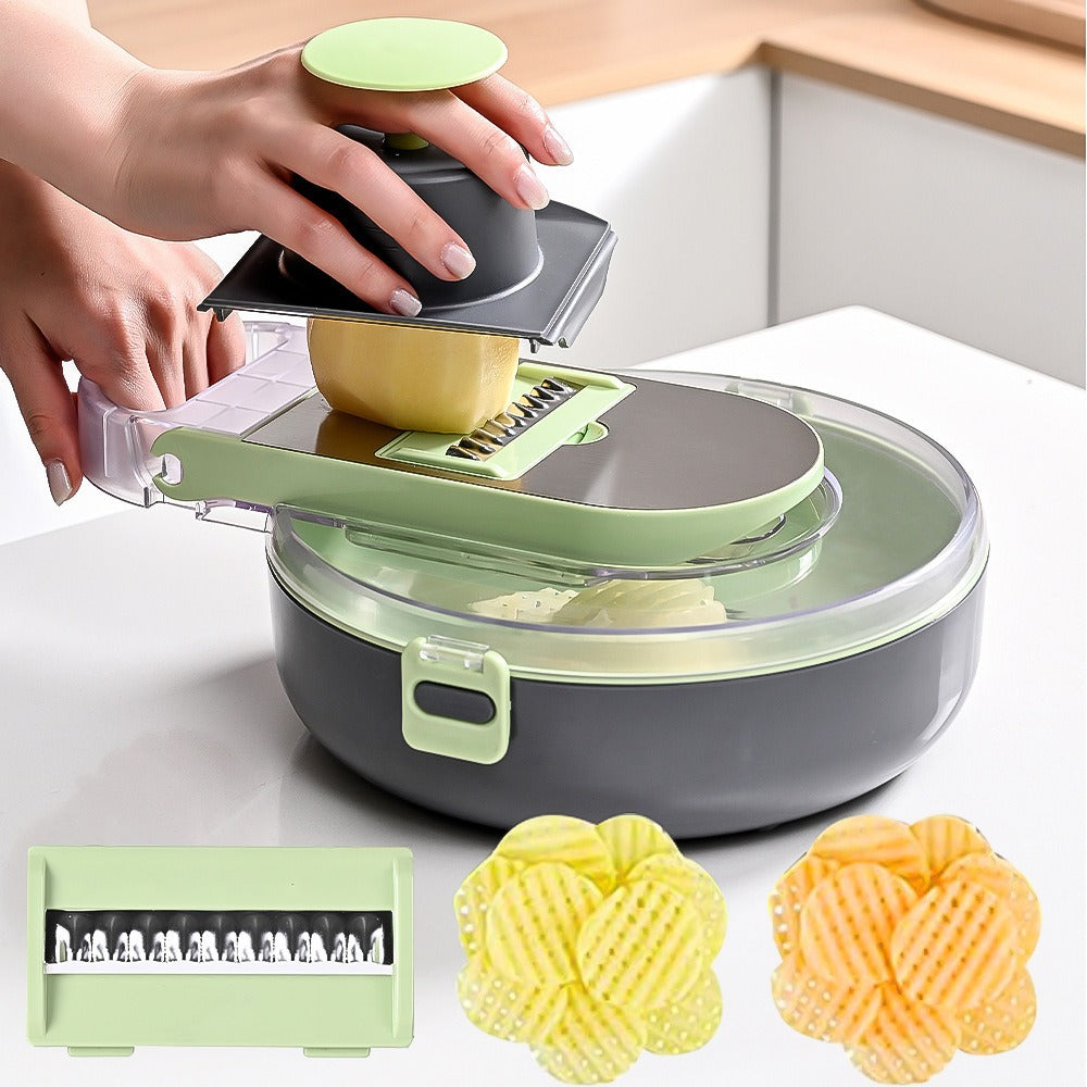 Vegetable Chopper Slicer  Veggie Dicer Cutter for Onion Tomato Potato Food Chopper with Draining