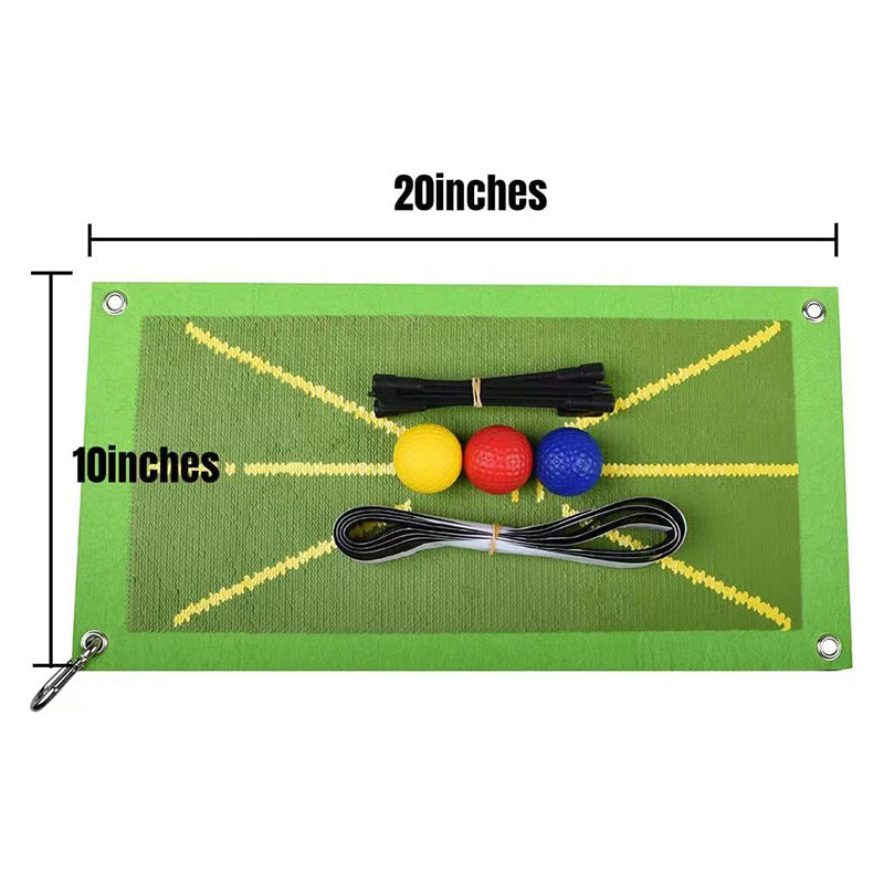 Golf Training Mat Golf Batting Mat New Swing Track Mat Golf Swing Practice Mat Trace Directional Mat