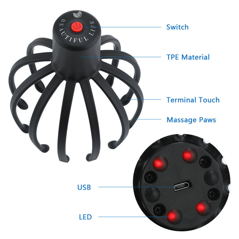 Electric OctoSoothe Scalp Massager