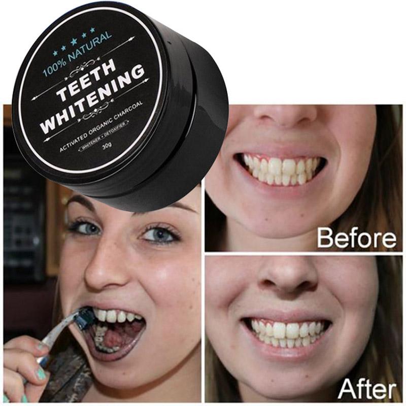 30g Teeth Whitening Scaling Powder Oral Hygiene Cleaning Packing Premium Activated Bamboo Charcoal Powder