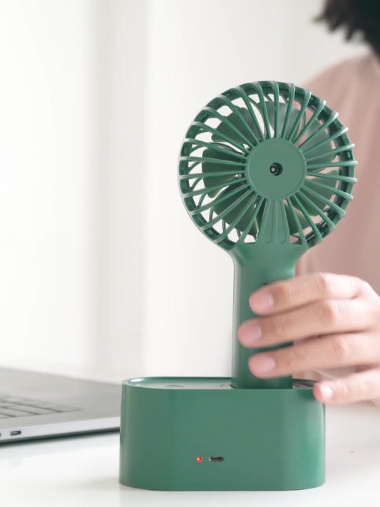 Shaking Head Fan USB Mini Desktop Small Fan Convenient Hand-Held Outdoor Student Fan