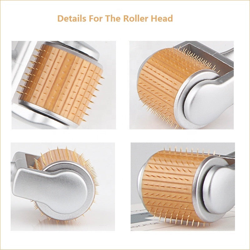 Derma Roller Titanium Stainless Steel Needles For Facial Skin Care Microneedle Derma Rollering Therapy