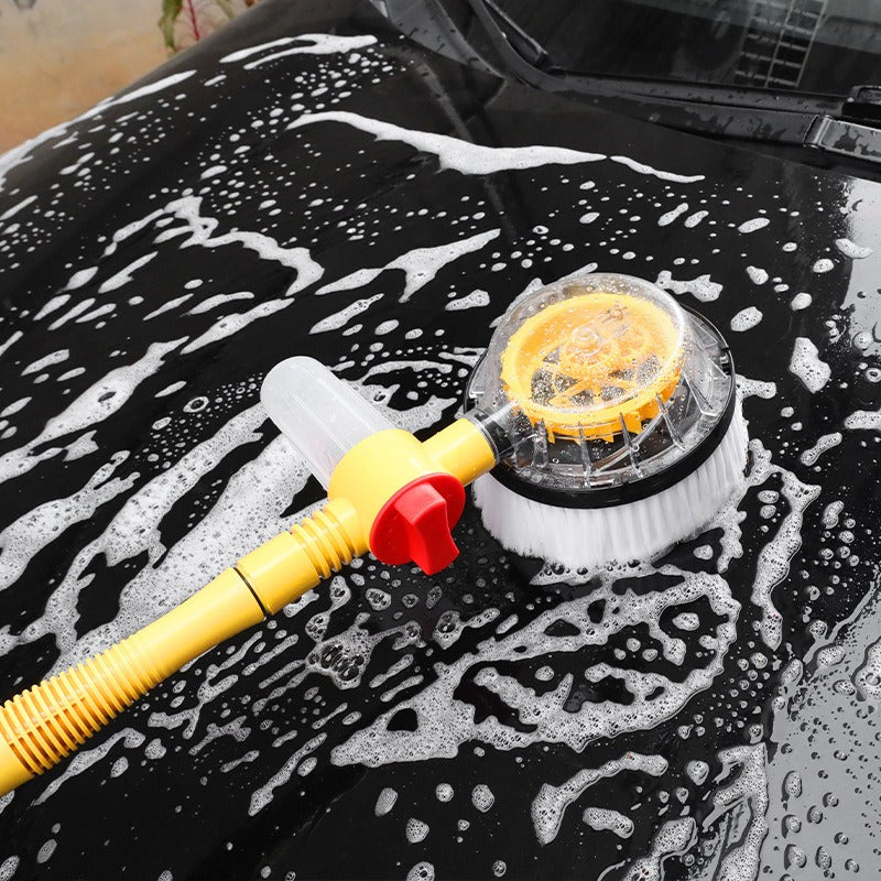 Long Handle Automatic Foaming Water Power Car Wash Brush Chenille Microfiber Car Wash Mop