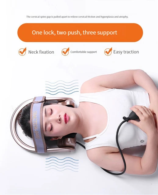 Manual cervical spine correction device, household massage pillow, neck head sleep device, cervical spine treasure