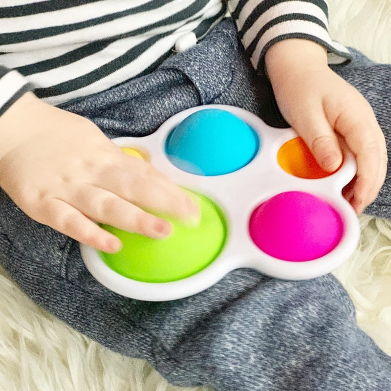 Infant Baby Toys Montessori Exercise Board Rattle Puzzle Colorful Intelligence Development Early Education Intensive Training