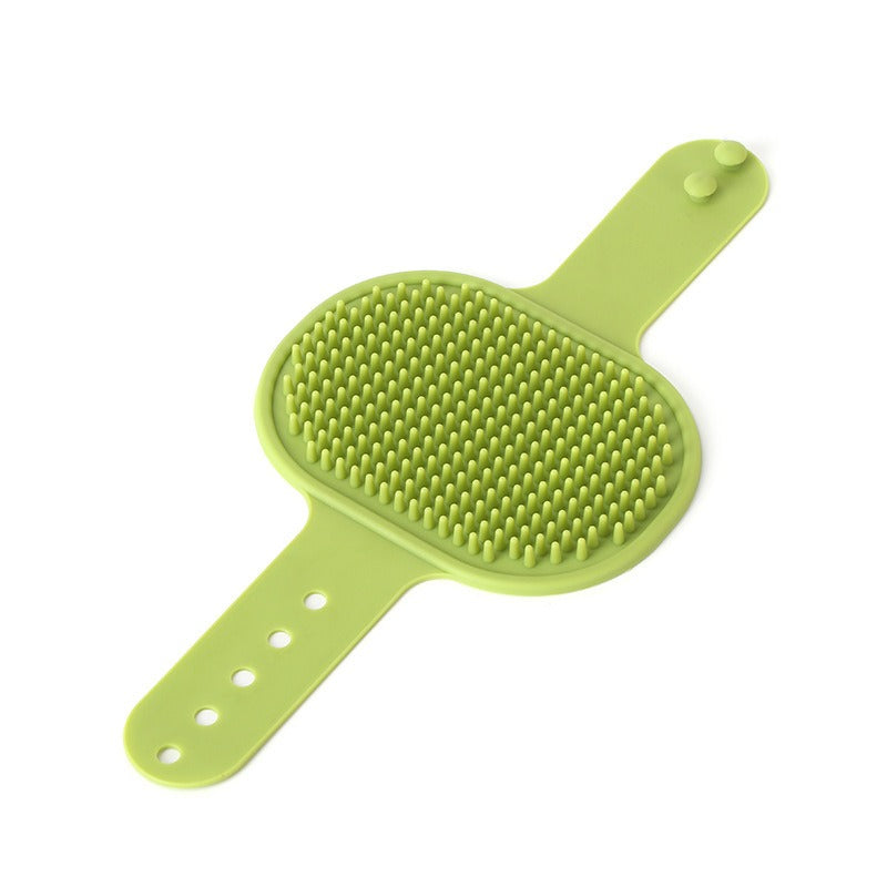 Adjustable cleaning silicone product for cats and dogs pet massage bath brush