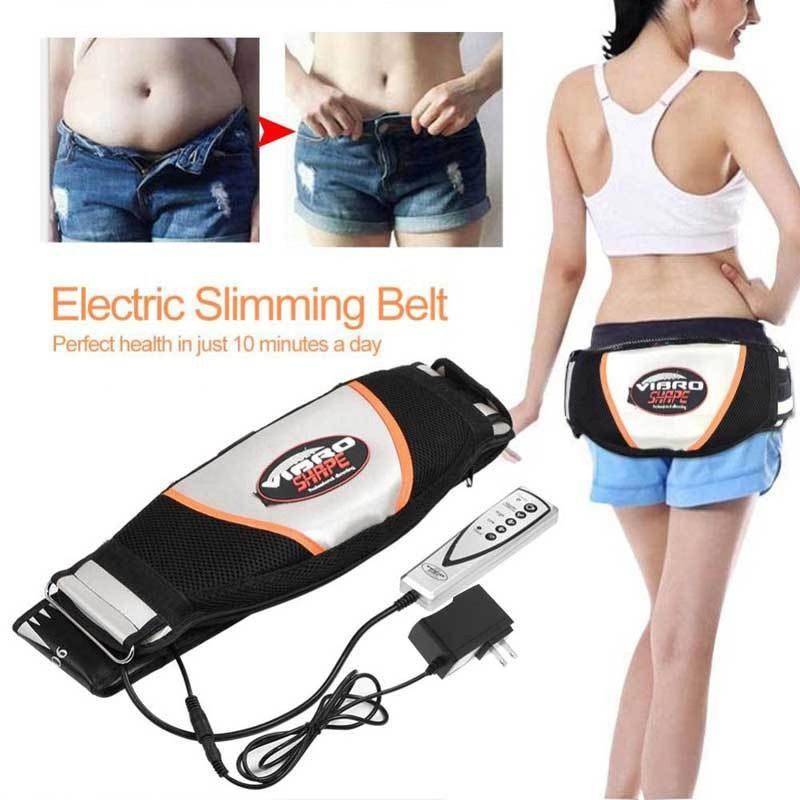 Electric Waist Massager Belt Heating Vibration Body Cellulite Slimming Massager