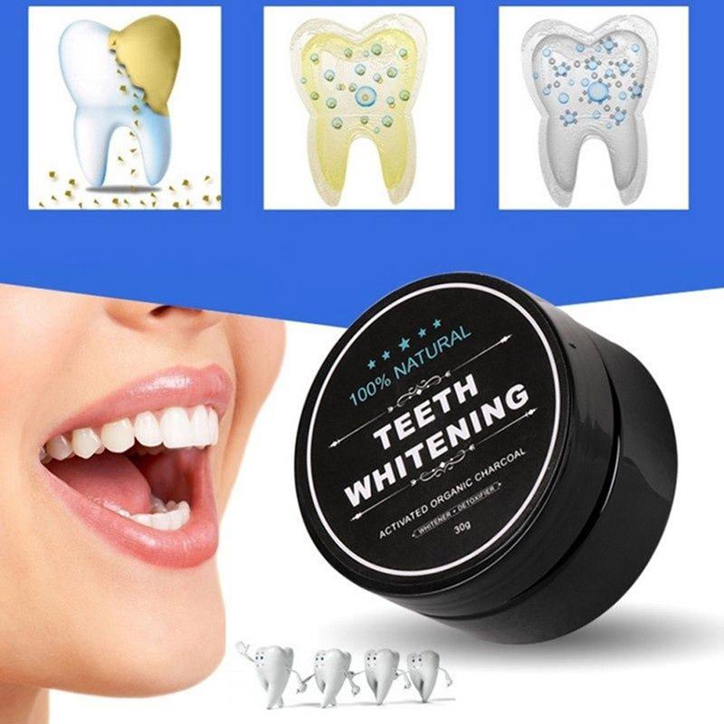 30g Teeth Whitening Scaling Powder Oral Hygiene Cleaning Packing Premium Activated Bamboo Charcoal Powder