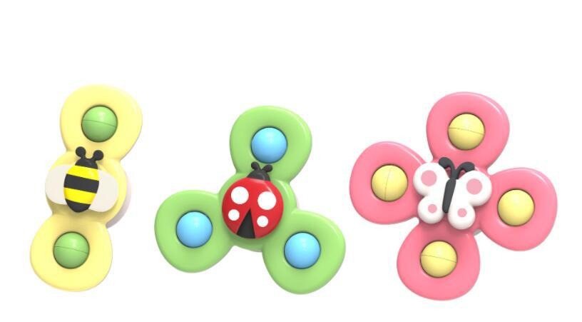 Suction Cup Spinner Toys Baby Fidget Spinner Toy Spinning Toys for Toddlers