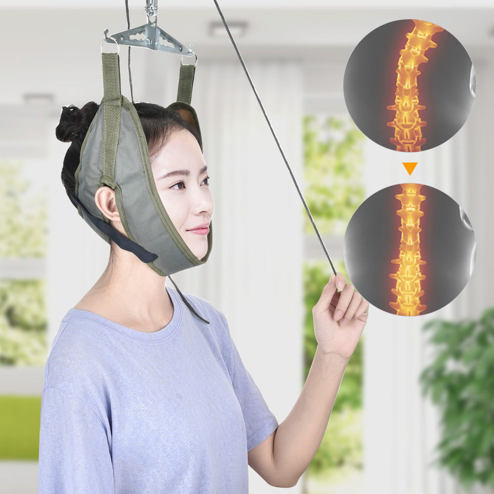 HailiCare Cervical Traction Frame Portable Hook Neck Correction Frame Neck Stretcher