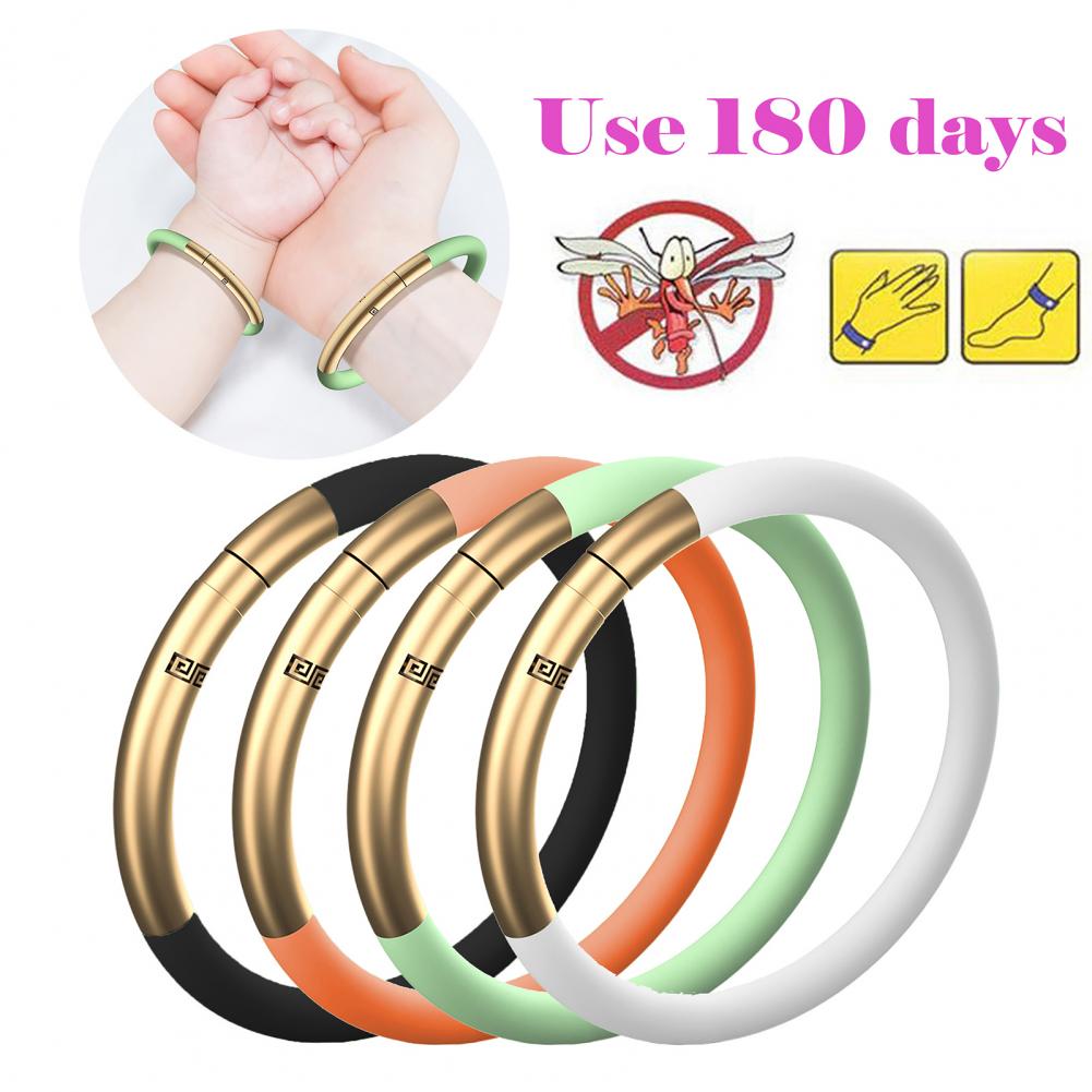 Mosquito Repellent Repellent Bracelet Silicone Children's Foot Ring Adult Couple Carrying Ring Bracelet Outdoor Anti-Bite