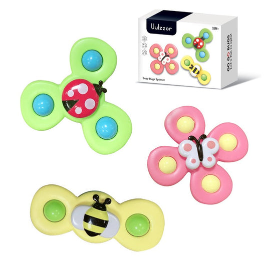 Suction Cup Spinner Toys Baby Fidget Spinner Toy Spinning Toys for Toddlers