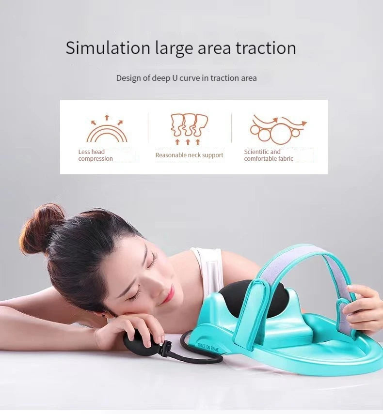 Manual cervical spine correction device, household massage pillow, neck head sleep device, cervical spine treasure