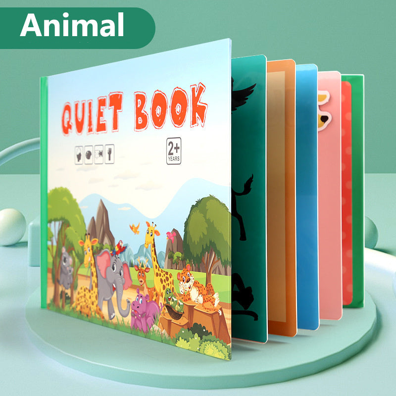 Enlightenment Quiet Paste Book Puzzle Children's Educational Early Education Repeatedly Paste Literacy Paper Toys