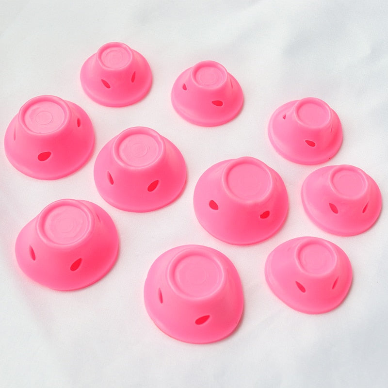 Magic Hair Care Rollers for Curlers Sleeping No Heat Soft Rubber Silicone Hair Curler Twist