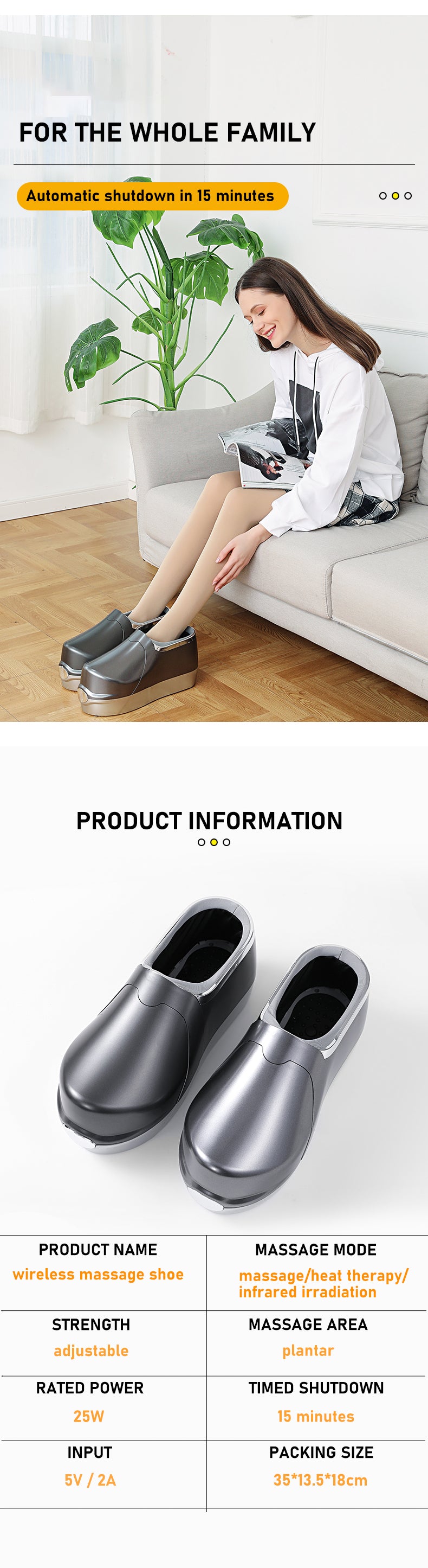 Multifunctional massage shoes Sole acupoint massage shoes