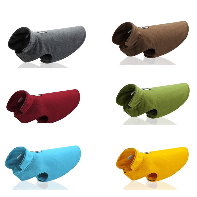 Dog Clothes Reflective Dog Jacket Small Big Dogs Soft Fleece Coats Autumn Winter Warm Dogs Pets Clothing