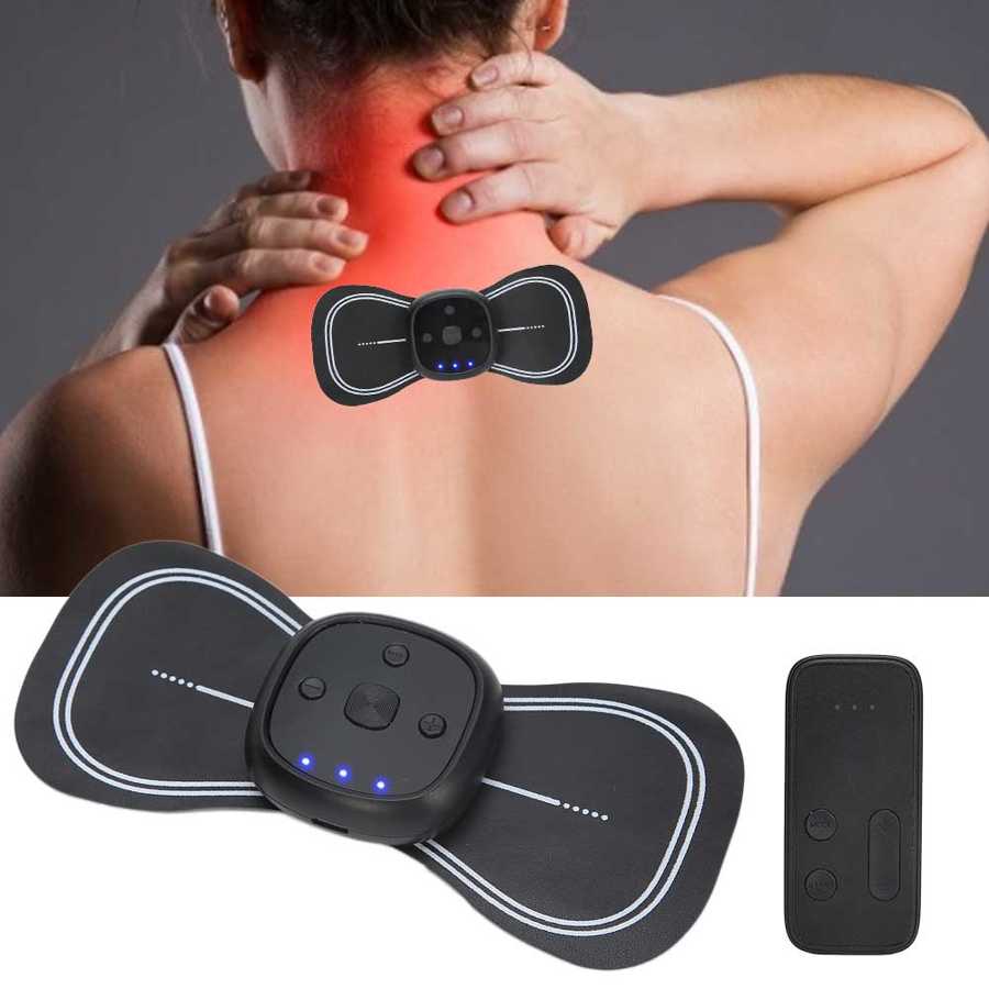 Rechargeable Wireless Remote Control Cervical Massage Paste spine massager