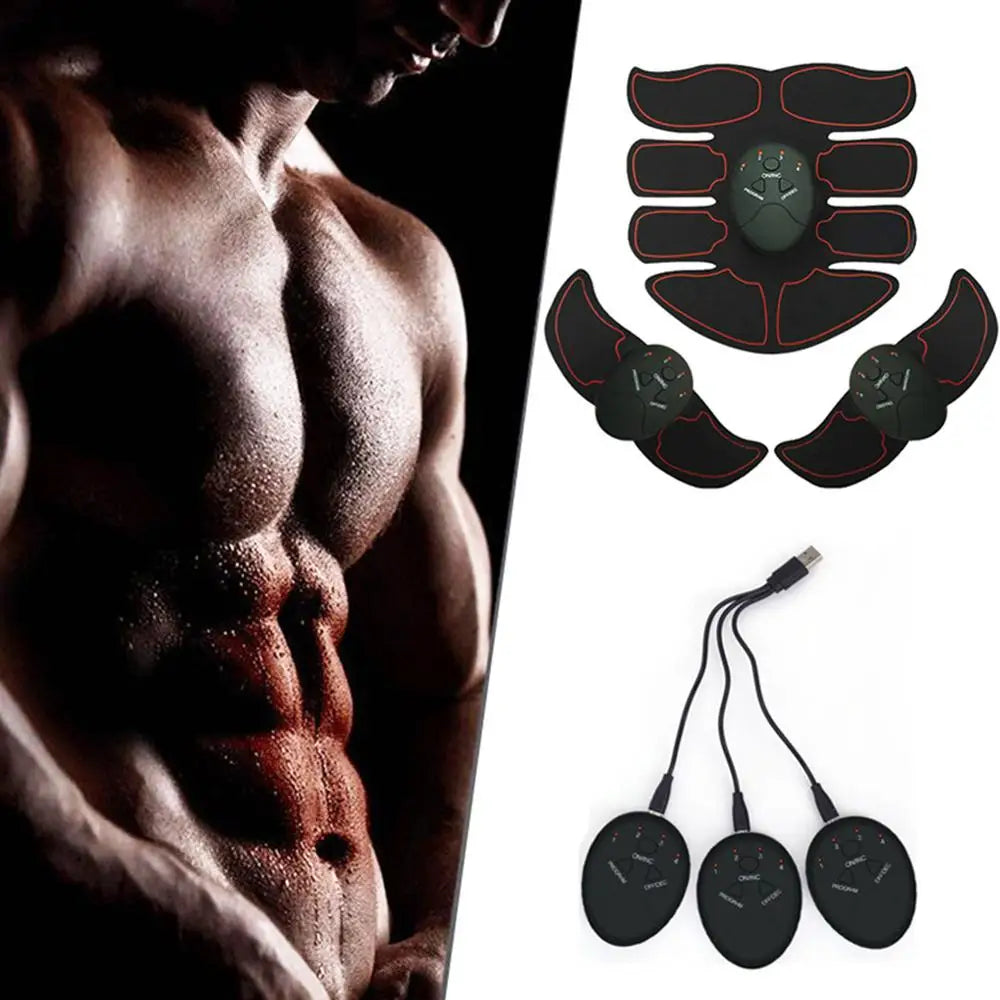 Abdominal Muscle Stimulator Hip Trainer ABS EMS Fitness Training Gear Machine Home Gym Weight Loss Body Slimming Machine