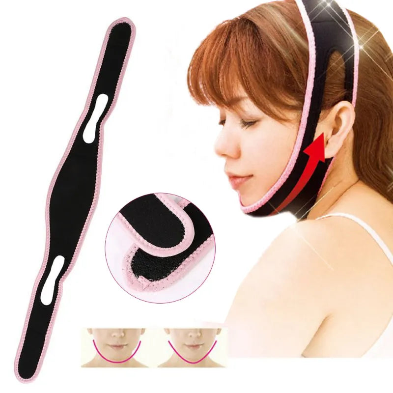 Sleeping Face-Lift Mask Massage Slimming Shaper Anti Wrinkle V Line Half Relaxation Facial Slimming Bandage Face Lift Up Belt